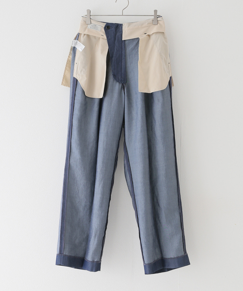 JOURNAL STANDARD relume（ジャーナルスタンダード　レリューム）の「リヨセルデニムスラックス（デニムパンツ・レディース・ネイビー・36/38）」の4枚目の写真