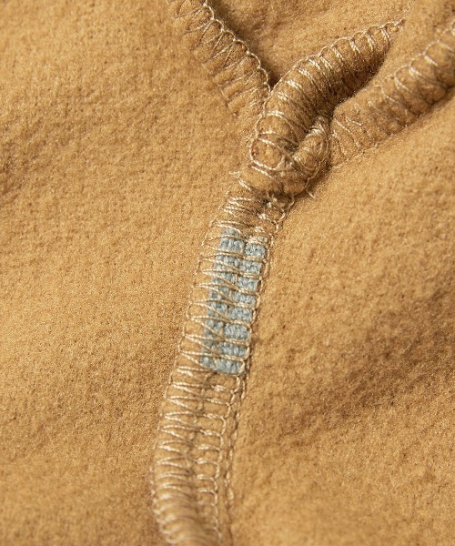 devirock（デビロック）の「エアリーフリース カーディガン（カーディガン/ボレロ・キッズ・カーキ/ライトブラウン/ピンクベージュ/スミクロ/サックスブルー系・110cm/100cm/120cm/130cm/140cm/150cm/160cm）」の16枚目の写真