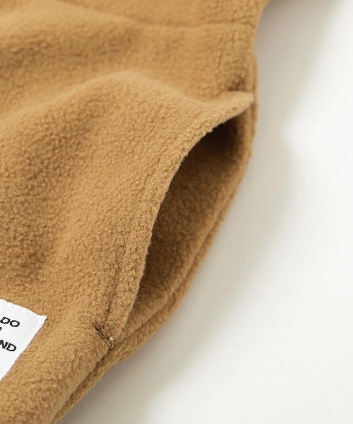 devirock（デビロック）の「エアリーフリース カーディガン（カーディガン/ボレロ・キッズ・カーキ/ライトブラウン/ピンクベージュ/スミクロ/サックスブルー系・110cm/100cm/120cm/130cm/140cm/150cm/160cm）」の17枚目の写真