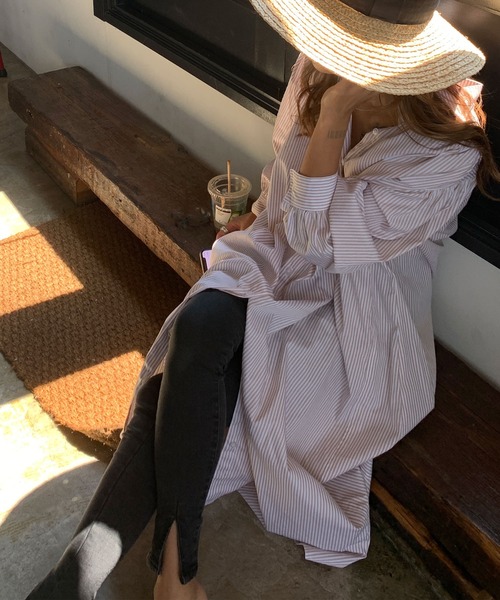 CHERI since1985(シェリ)の「スリットスキニーパンツ ブラックパンツ(デニムパンツ・レディース・ブラック・S/M/L)」の11枚目の写真