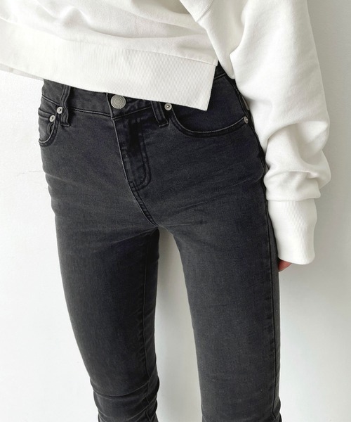 CHERI since1985(シェリ)の「スリットスキニーパンツ ブラックパンツ(デニムパンツ・レディース・ブラック・S/M/L)」の15枚目の写真