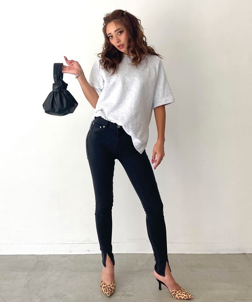 CHERI since1985(シェリ)の「スリットスキニーパンツ ブラックパンツ(デニムパンツ・レディース・ブラック・S/M/L)」の18枚目の写真