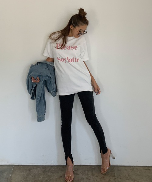 CHERI since1985(シェリ)の「スリットスキニーパンツ ブラックパンツ(デニムパンツ・レディース・ブラック・S/M/L)」の19枚目の写真