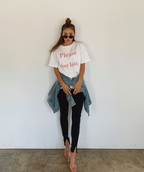 CHERI since1985(シェリ)の「スリットスキニーパンツ ブラックパンツ(デニムパンツ・レディース・ブラック・S/M/L)」の20枚目の写真