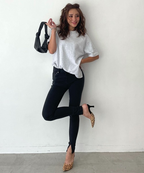 CHERI since1985(シェリ)の「スリットスキニーパンツ ブラックパンツ(デニムパンツ・レディース・ブラック・S/M/L)」の21枚目の写真