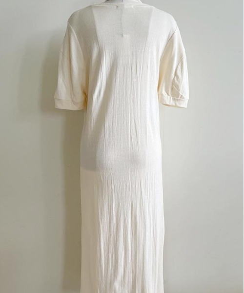 NANING9（ナンニング）の「NANING9 フロント切替ロングワンピ（ワンピース・レディース・グリーン/クリーム/ブラック・FREE）」の14枚目の写真