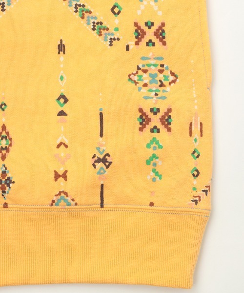 チチカカ（チチカカ）の「インディアンプリントスウェットワンピース（ワンピース・レディース・ブラック/ベージュ/イエロー・FREE）」の11枚目の写真