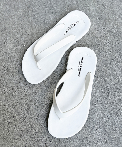 Deuxieme Classe(ドゥーズィエムクラス)の「【HENRY AND HENRY/ヘンリー&ヘンリー】 サンダル(サンダル・レディース・ホワイト/ネイビー・35/37)」の2枚目の写真