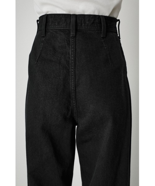 AZUL by moussy（アズールバイマウジー）の「DARTS DENIM WIDE Ⅱ/ダーツデニムワイドⅡ（デニムパンツ・レディース・ワンウォッシュ/ブラック・SMALL/LARGE/MEDIUM/X-SMALL）」の19枚目の写真