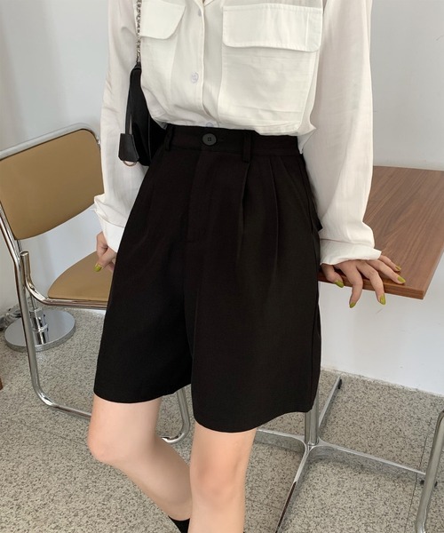LOPASS（ロパス）の「ハイウエスト　ショート パンツ（その他パンツ・レディース・ブラック/モカ・S/M）」の3枚目の写真