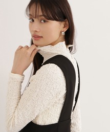 NATURAL BEAUTY BASIC | ふくれジャガードカットソー(Tシャツ/カットソー)