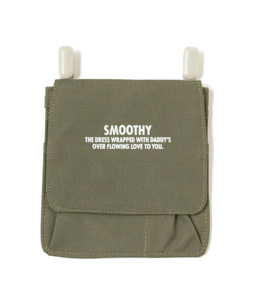 こども ビームス(コドモビームス)の「SMOOTHY / 外付け ポーチ(ポーチ・キッズ・ブラック/オリーブ・ONE SIZE)」の1枚目の写真