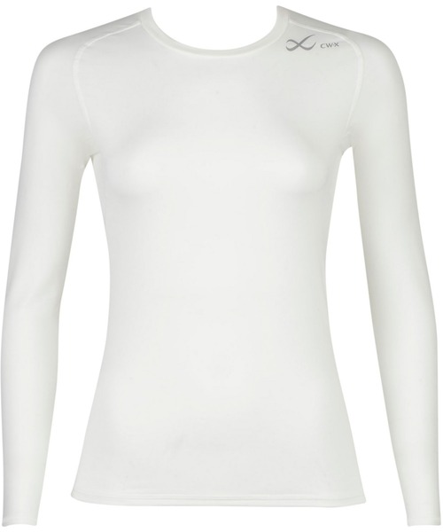 CW-X(シーダブリューエックス)の「レディース 長袖機能性トップス SECOND BODY 2.0(Tシャツ/カットソー・レディース・ライトピンク/ブラック/アイボリー・L/M/S)」の2枚目の写真