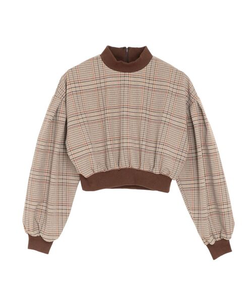 EVRIS（エヴリス）の「チェックリブドッキングブラウス（シャツ/ブラウス・レディース・ブラック/ブラウン・FREE）」の18枚目の写真