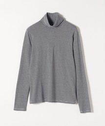 PETIT BATEAU | PETIT BATEAU:〈ウォッシャブル〉ボーダー タートルネック カットソー(Tシャツ/カットソー)