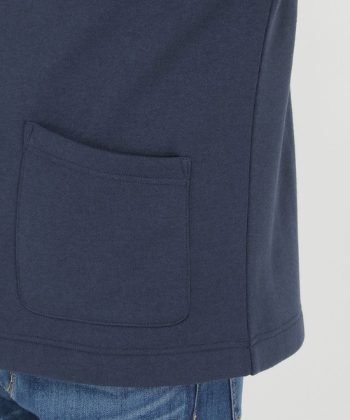 ikka(イッカ)の「バックフリースクルーネックカーディガン(カーディガン/ボレロ・メンズ・ベージュ/ネイビー/グレー・S/M/L/XL)」の15枚目の写真