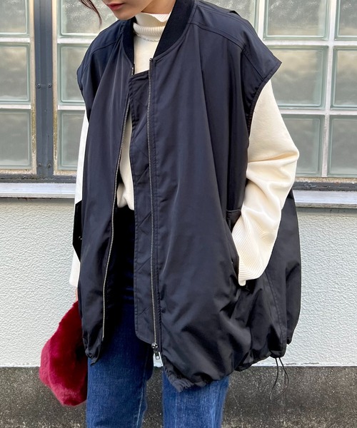 Lui's（ルイス）の「【カタログ掲載アイテム】ダブルジャガードハイネックニット（ニット/セーター・レディース・パープル/オフホワイト/ブラック/グリーン系その他・FREE）」の11枚目の写真