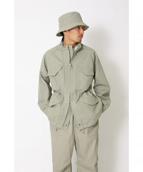 Snow Peak(スノーピーク)の「TAKIBI Canvas Jacket(その他アウター・メンズ・カーキ/ホワイト・LARGE/X-LARGE/MEDIUM/1/SMALL)」の4枚目の写真