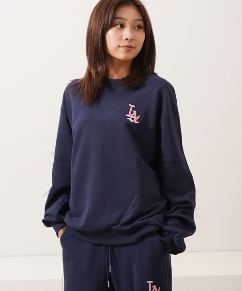 STAYGOLD】 LA ロゴ刺繍 ルーズスウェット 【セットアップ可能】/ LA