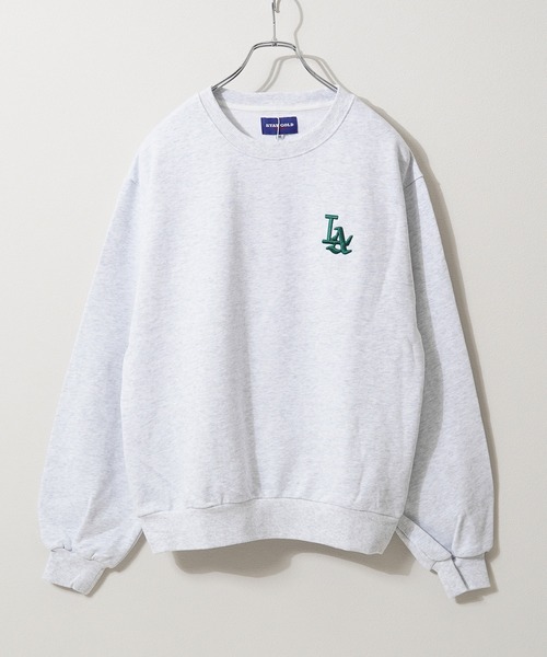 STAYGOLD】 LA ロゴ刺繍 ルーズスウェット 【セットアップ可能】/ LA