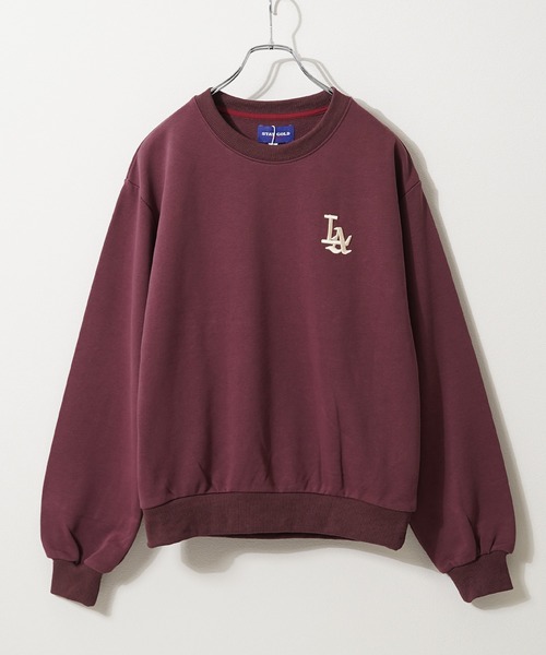 STAYGOLD】 LA ロゴ刺繍 ルーズスウェット 【セットアップ可能】/ LA