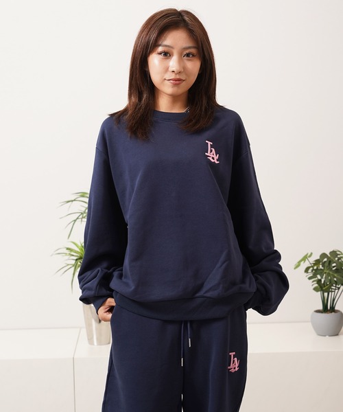 VANG ATHLETICA セットアップ セール】【STAYGOLD】 LA ロゴ刺繍 ルーズスウェット 【セットアップ