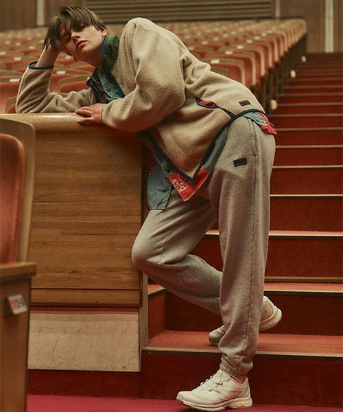 CAL O LINE(キャルオーライン)の「CAL O LINE/キャルオーライン SWEAT PANTS スウェットパンツ ワンポイント ロゴ(その他パンツ・メンズ・ブラック/ホワイト/ヘザーグレー・L/XL/M)」の3枚目の写真