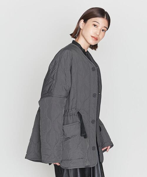 ASTRAET(アストラット)の「<ASTRAET>キルティング ウエストドロー ブルゾン(その他アウター・レディース・ライラック/ライム/ダークグレー・FREE)」の6枚目の写真