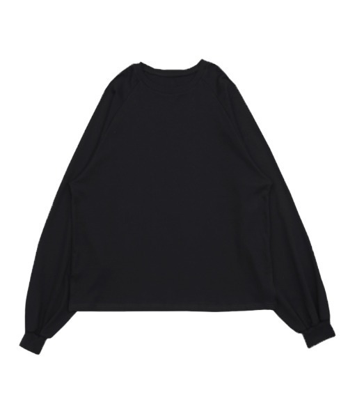 select MOCA(セレクトモカ)の「【サイズ展開あり】ボリュームスリーブオーバーカットソー(Tシャツ/カットソー・レディース・ブラック/オフホワイト/グリーン/ベージュ/ライトグレー/チャコールグレー/ブラウン・FREE/SMALL)」の13枚目の写真