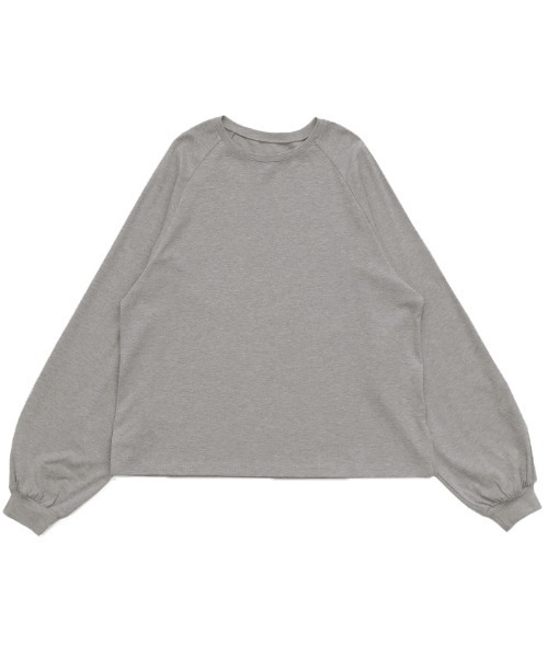 select MOCA(セレクトモカ)の「【サイズ展開あり】ボリュームスリーブオーバーカットソー(Tシャツ/カットソー・レディース・ブラック/オフホワイト/グリーン/ベージュ/ライトグレー/チャコールグレー/ブラウン・FREE/SMALL)」の15枚目の写真