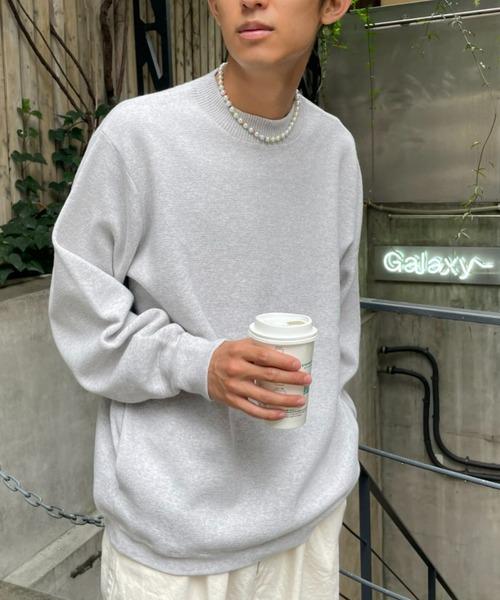 CIAOPANIC(チャオパニック)の「ミラノリブプルオーバー(Tシャツ/カットソー・メンズ・ベージュ/チャコールグレー/グリーン/ホワイト・MEDIUM/LARGE)」の5枚目の写真