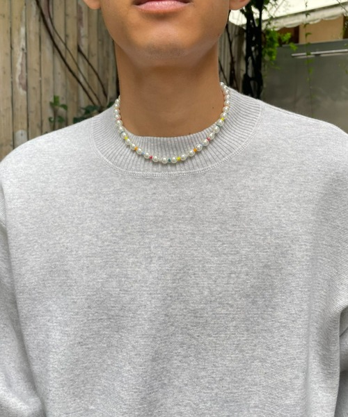 CIAOPANIC(チャオパニック)の「ミラノリブプルオーバー(Tシャツ/カットソー・メンズ・ベージュ/チャコールグレー/グリーン/ホワイト・MEDIUM/LARGE)」の13枚目の写真