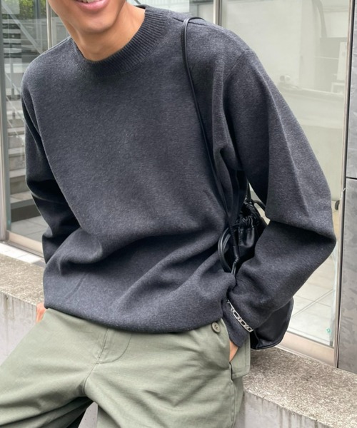CIAOPANIC(チャオパニック)の「ミラノリブプルオーバー(Tシャツ/カットソー・メンズ・ベージュ/チャコールグレー/グリーン/ホワイト・MEDIUM/LARGE)」の22枚目の写真