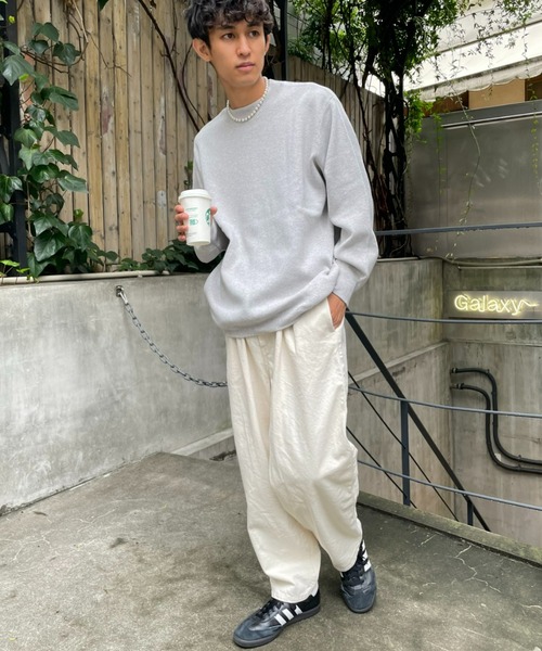 CIAOPANIC(チャオパニック)の「ミラノリブプルオーバー(Tシャツ/カットソー・メンズ・ベージュ/チャコールグレー/グリーン/ホワイト・MEDIUM/LARGE)」の18枚目の写真