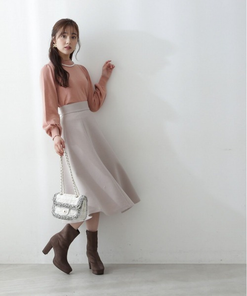 PROPORTION BODY DRESSING（プロポーションボディドレッシング）の「パールネックニット / 1212270030（ニット/セーター・レディース・ブラック/グレー/ピンク系その他・SMALL/MEDIUM）」の12枚目の写真