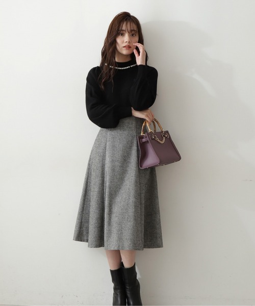 PROPORTION BODY DRESSING（プロポーションボディドレッシング）の「パールネックニット / 1212270030（ニット/セーター・レディース・ブラック/グレー/ピンク系その他・SMALL/MEDIUM）」の21枚目の写真