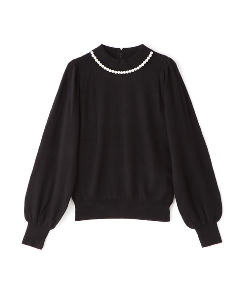 PROPORTION BODY DRESSING（プロポーションボディドレッシング）の「パールネックニット / 1212270030（ニット/セーター・レディース・ブラック/グレー/ピンク系その他・SMALL/MEDIUM）」の14枚目の写真