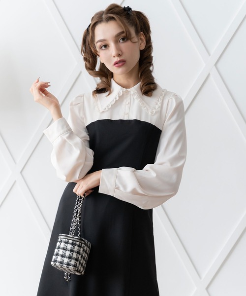 ♡*e様 ハンドメイド作家 dadda ルルミィワンピース ブラック new arrival✨ 5/2 19:00~ □ミモザ刺繍のホルターネック