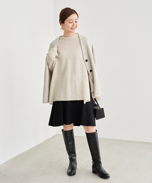 IENA（イエナ）の「ウールフレアミディスカート（スカート