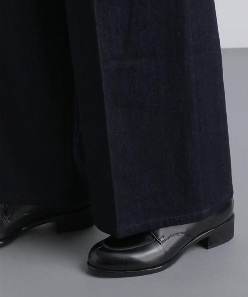 HARE（ハレ）の「ワイドフレアデニムパンツ(HARE)（デニムパンツ・メンズ・ブラック/ブルー系その他・SMALL/MEDIUM）」の12枚目の写真