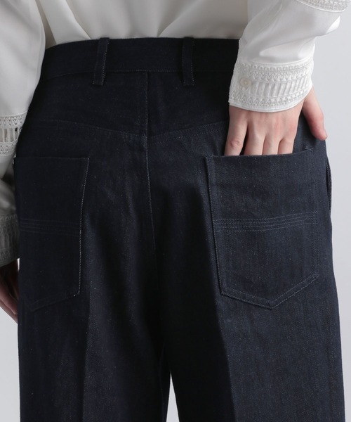 HARE（ハレ）の「ワイドフレアデニムパンツ(HARE)（デニムパンツ・メンズ・ブラック/ブルー系その他・SMALL/MEDIUM）」の13枚目の写真