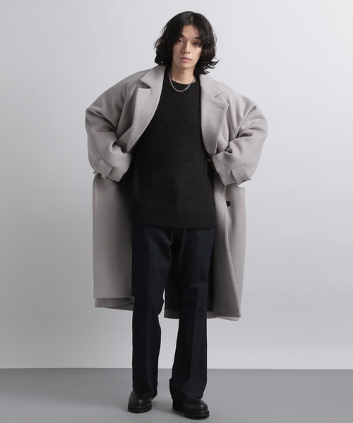 HARE（ハレ）の「ワイドフレアデニムパンツ(HARE)（デニムパンツ・メンズ・ブラック/ブルー系その他・SMALL/MEDIUM）」の17枚目の写真