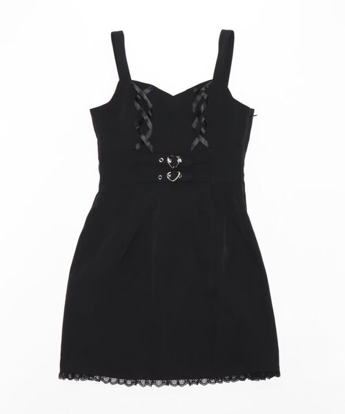 Ank Rouge(アンクルージュ)の「ハートベルトスピンドルJSK(ジャンパースカート・レディース・ブラック/ブルー/ピンク・M)」の11枚目の写真