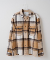 WHIMSIC（ウィムジック）の「【UNISEX】ヘビーフランネルチェックシャツ（シャツ/ブラウス）」