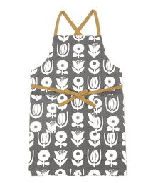 北欧切り替え柄エプロン