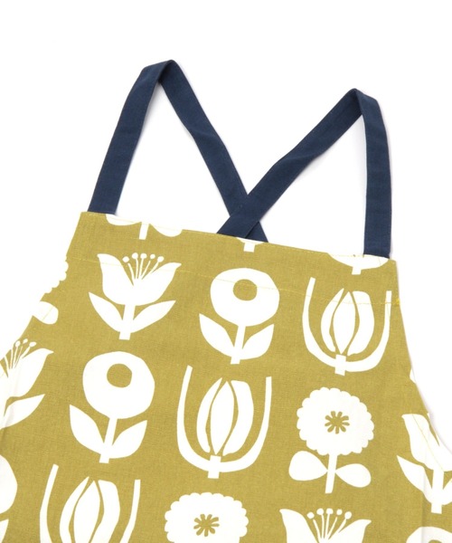 studio CLIP（スタディオクリップ）の「北欧切り替え柄エプロン（エプロン・レディース・グレー/マスタード・FREE）」の11枚目の写真