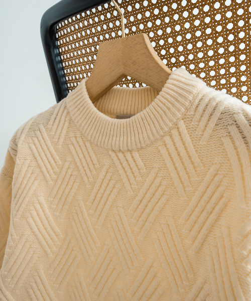 EDIFICE（エディフィス）の「フレンチメリノウール100% ジオメトリック