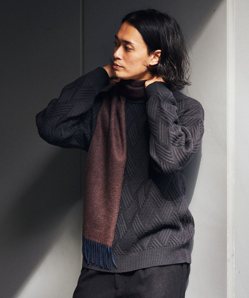 EDIFICE（エディフィス）の「フレンチメリノウール100% ジオメトリック