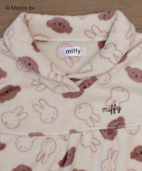 Miffy（ ミッフィー）の「【Miffy】ミッフィー&くまのボリス 総柄ふわもこパジャマセット（ルームウェア/パジャマ・レディース・ベージュ/ピンク・M/L）」の5枚目の写真