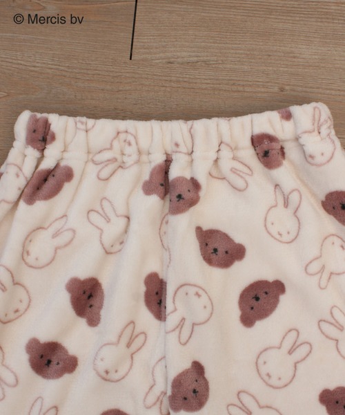 Miffy（ ミッフィー）の「【Miffy】ミッフィー&くまのボリス 総柄ふわもこパジャマセット（ルームウェア/パジャマ・レディース・ベージュ/ピンク・M/L）」の7枚目の写真